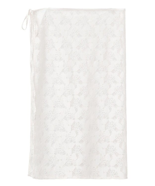 AMERICAN HOLIC ラップレーススカート Off White