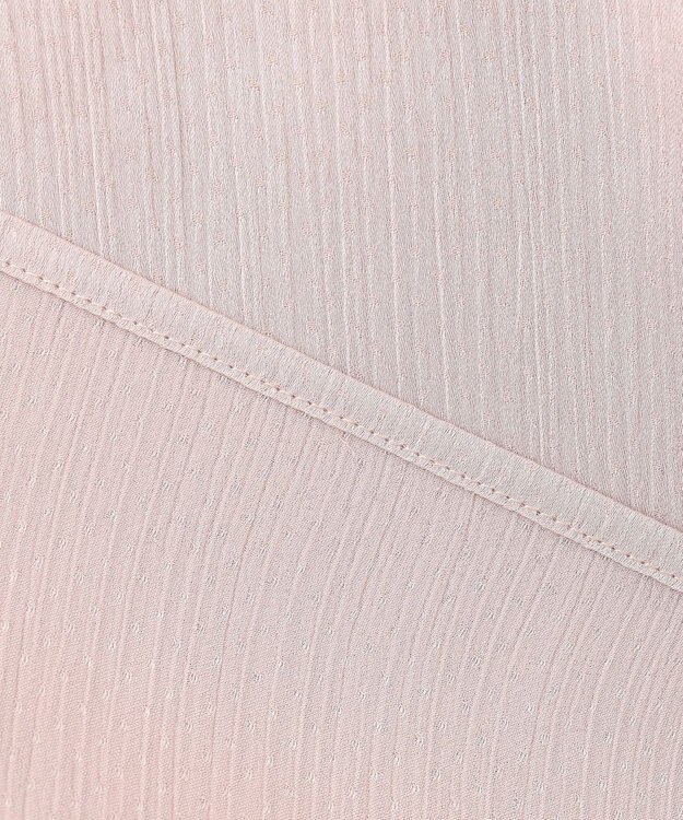 ANY SIS 【洗える】メタルパーツボウタイ ブラウス スモーキーピンク