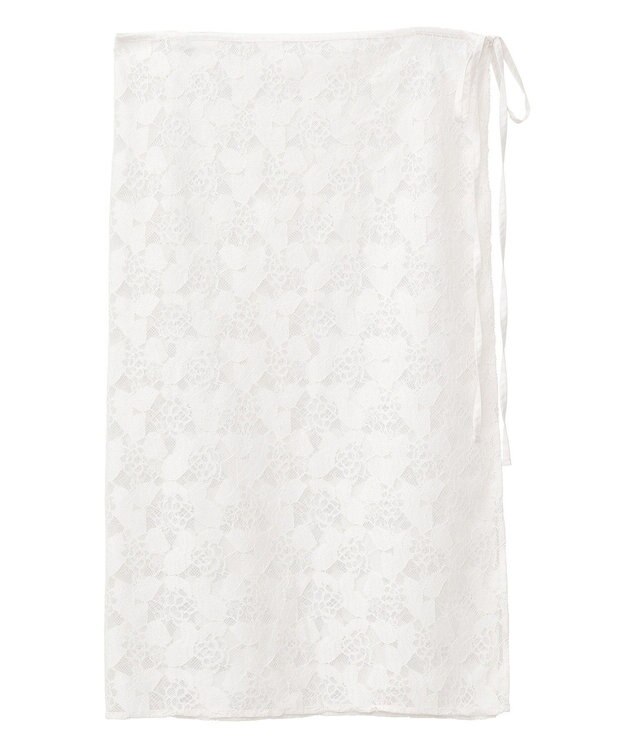 AMERICAN HOLIC ラップレーススカート Off White