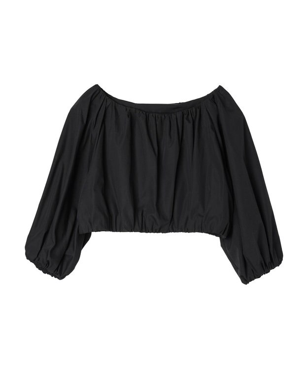 Green Parks ■ＥＳＣＡＲ　ギャザーショートプルオーバー Black