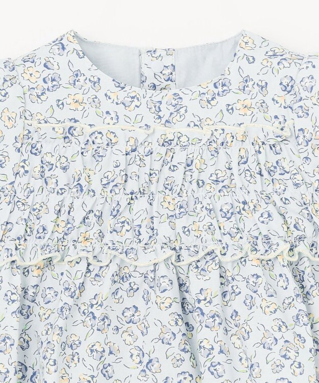 組曲 KIDS 【80-90㎝】サクラララ セットアップ サックスブルー系5