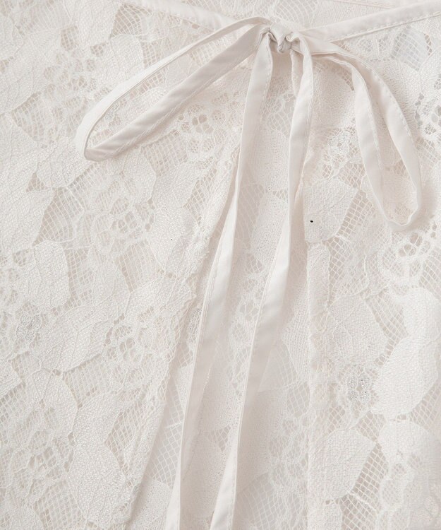 AMERICAN HOLIC ラップレーススカート Off White