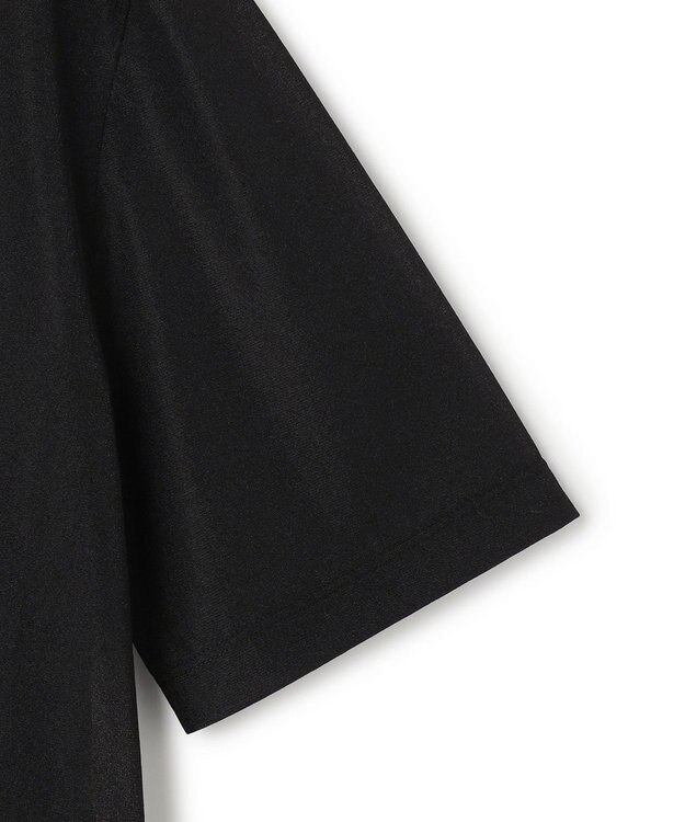 BEIGE， SELEN / リブコンビ シアーTシャツ Black