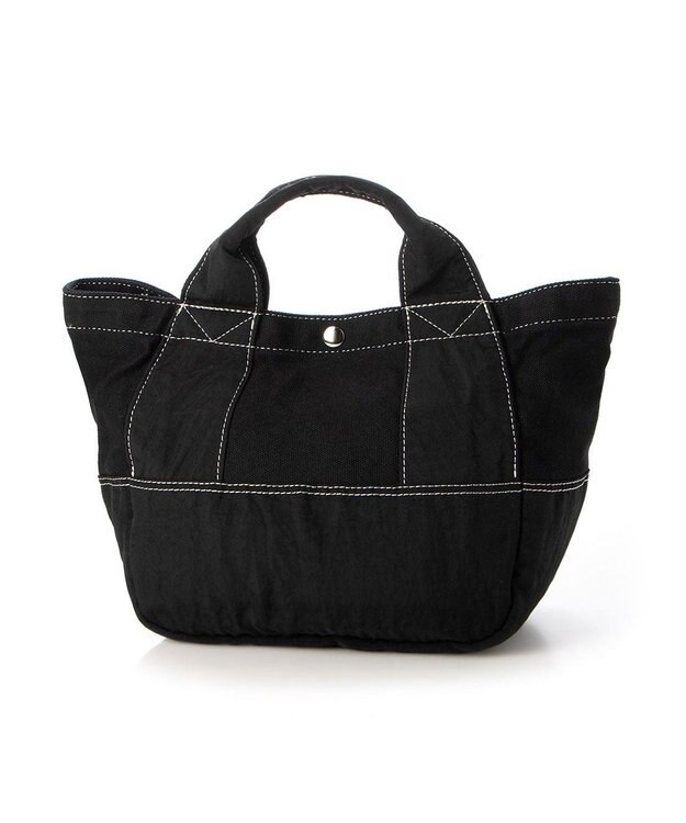 UNBILLION cachecache 製品洗いキャンバス×ナイロントートS ブラックブラック
