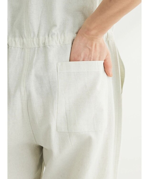 Green Parks インド 綿麻オールインワン Natural