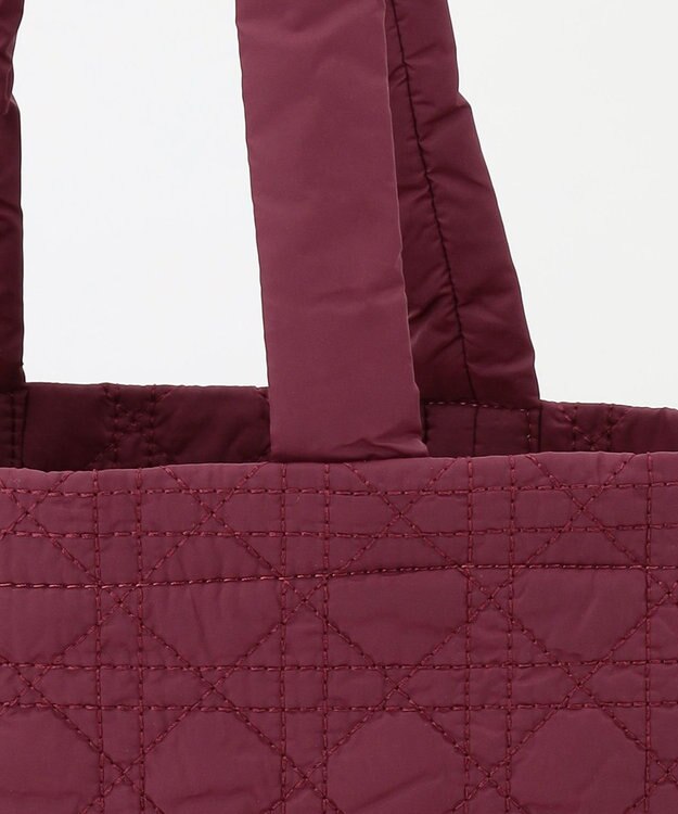 LA BAGAGERIE バイカラー　キルティングビッグトート ワイン