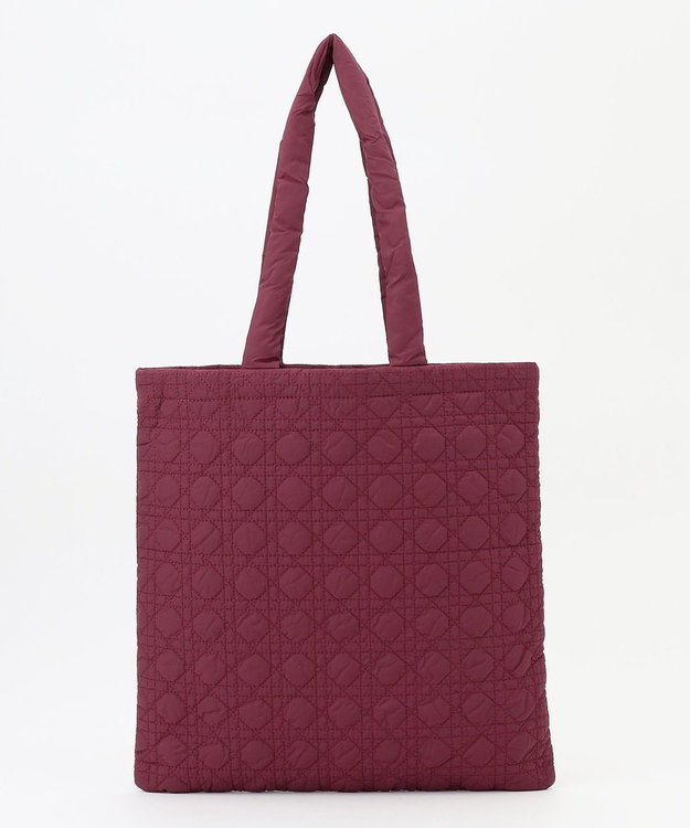 LA BAGAGERIE バイカラー　キルティングビッグトート ワイン