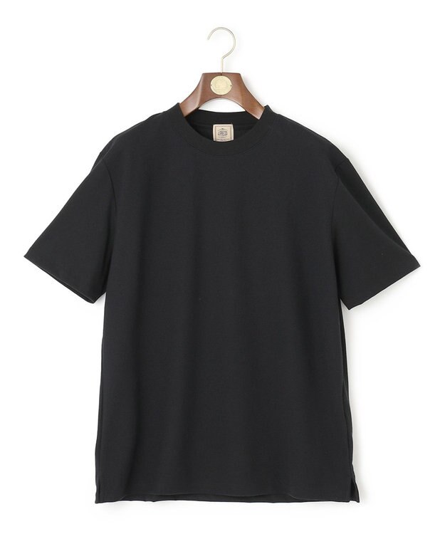 J.PRESS MEN 【KING SIZE】【UVカット / 接触冷感 / ビジネス対応】【J.PRESS PREMIUM JERSEY】無地コットン Tシャツ ブラック系