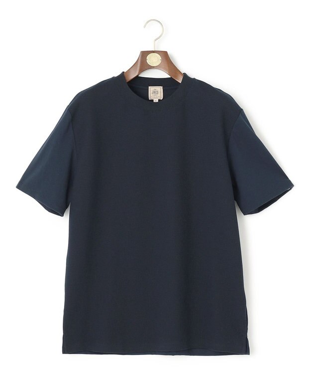 J.PRESS MEN 【KING SIZE】【UVカット / 接触冷感 / ビジネス対応】【J.PRESS PREMIUM JERSEY】無地コットン Tシャツ ネイビー系