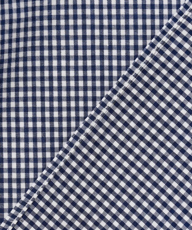 JOSEPH ABBOUD 【柔らかな肌触り/暖かい】ファインブラッシュド ネル チェック シャツ サックスブルー系6