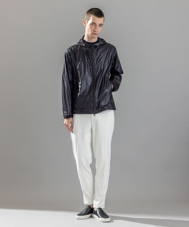 JOSEPH HOMME 新素材【撥水/軽量/パッカブル仕様】ライトリップストップ フード付きブルゾン ブラック系