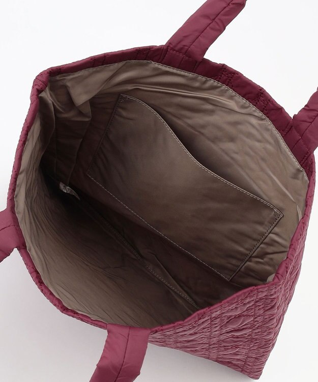 LA BAGAGERIE バイカラー　キルティングビッグトート ワイン