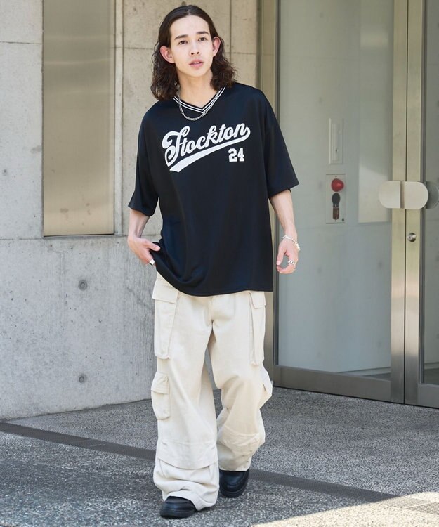 WEGO マルチポケットワイドカーゴパンツ キナリ