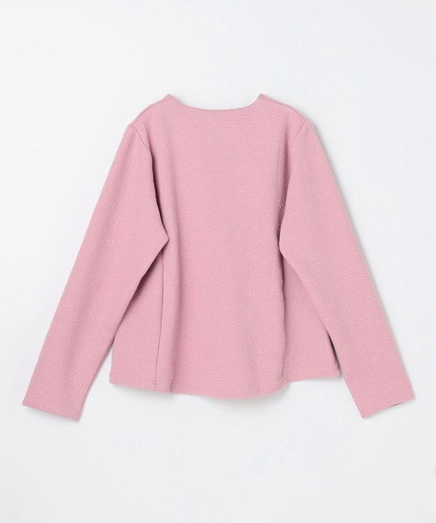 組曲 KIDS 【150-160㎝】フラワーキルト パーカー ラベンダー