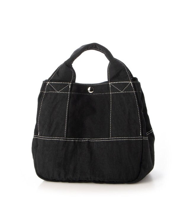 UNBILLION cachecache 製品洗いキャンバス×ナイロントートS ブラックブラック