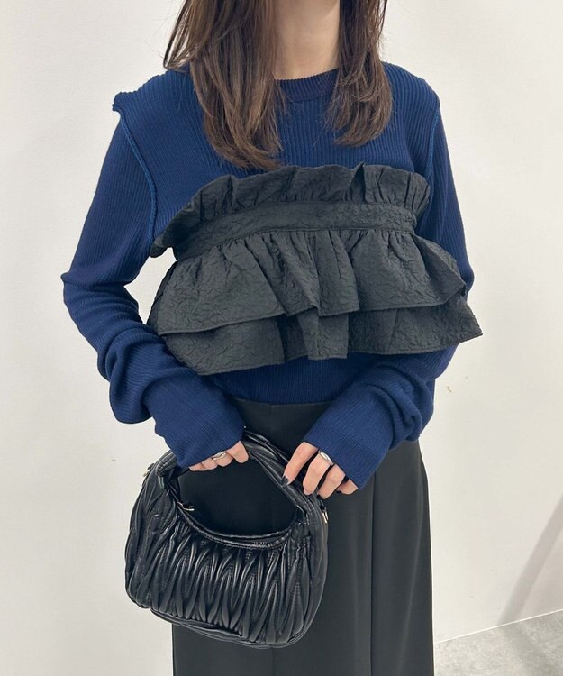 WEGO マルチWAY付けフリル 柄1