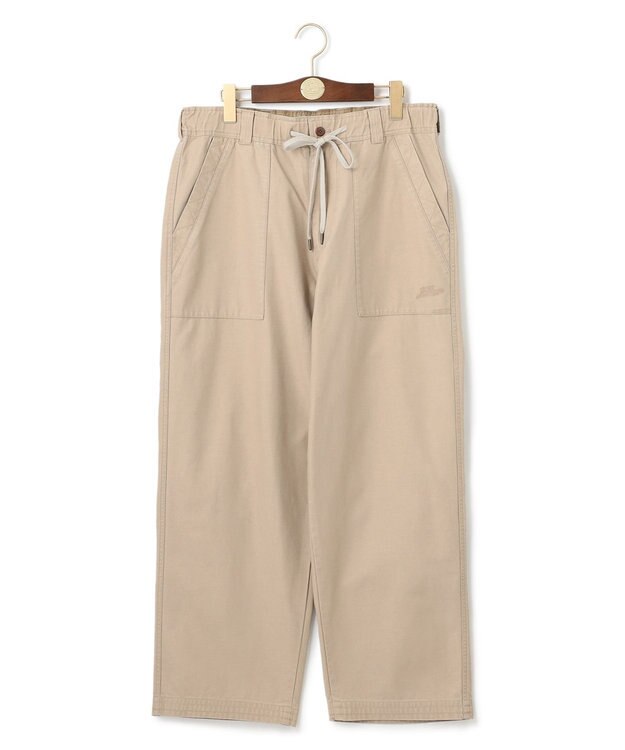 J.PRESS MEN 【NYUZELESS】ワイドベイカーパンツ ベージュ系