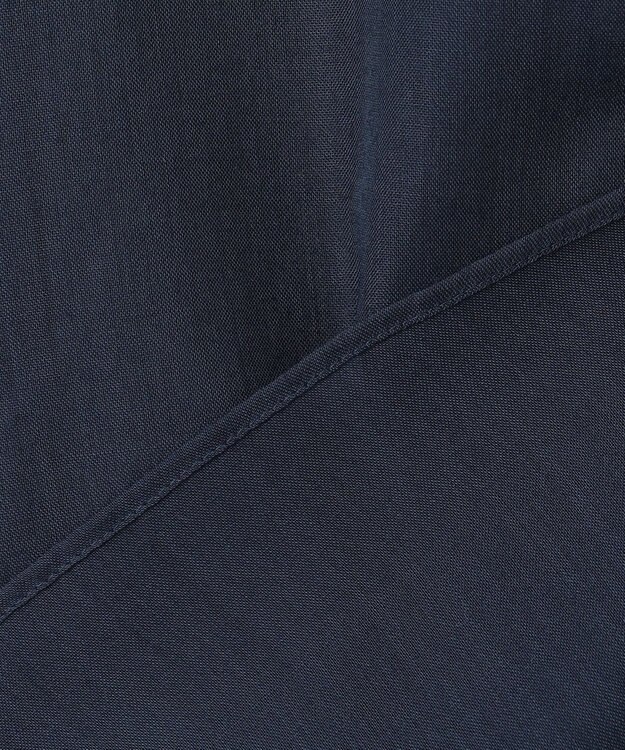 組曲 エアリーボイルシアー シャツ ネイビー系