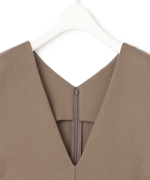 ICB L 【WEB限定・洗える】 コットンダンボール ジャンパースカート ワンピース ブラウン系