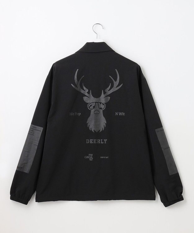 PW CIRCULUS 【軽撥水/ 伸縮性あり 】【MEN】コーチジャケット ブラック系