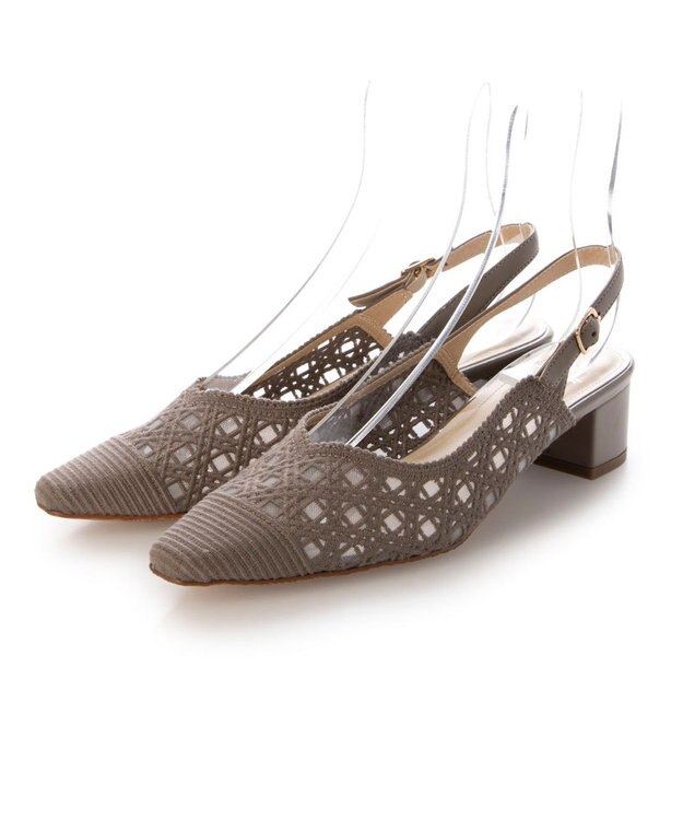 Riz raffinee <Riz raffinee>バックバンドパンプス オーク