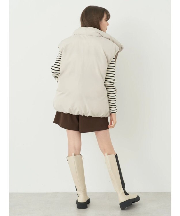 earth music&ecology やわらかタッチハイネックリブプルオーバー Border