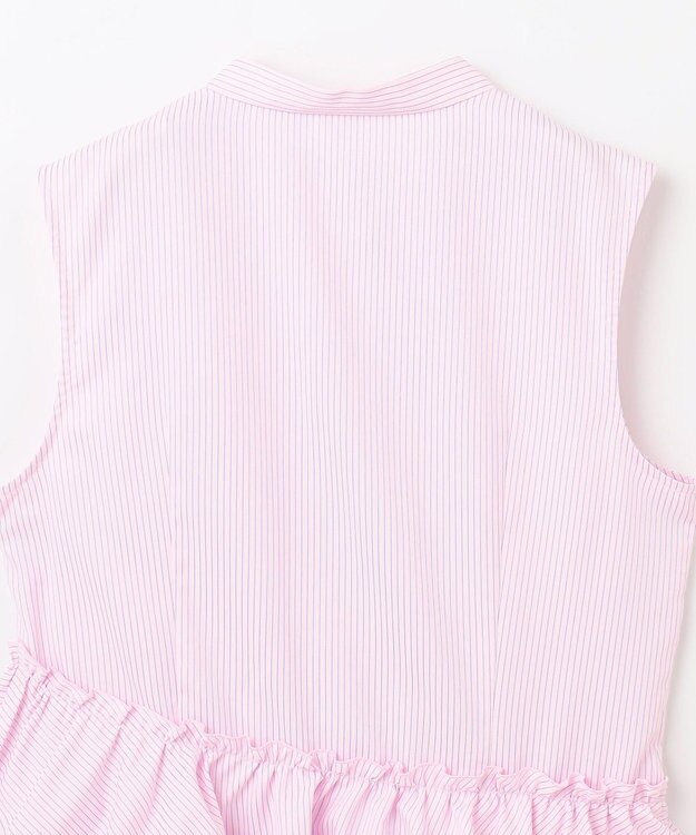 GRACE CONTINENTAL ヘムフリルノースリーブ ピンク