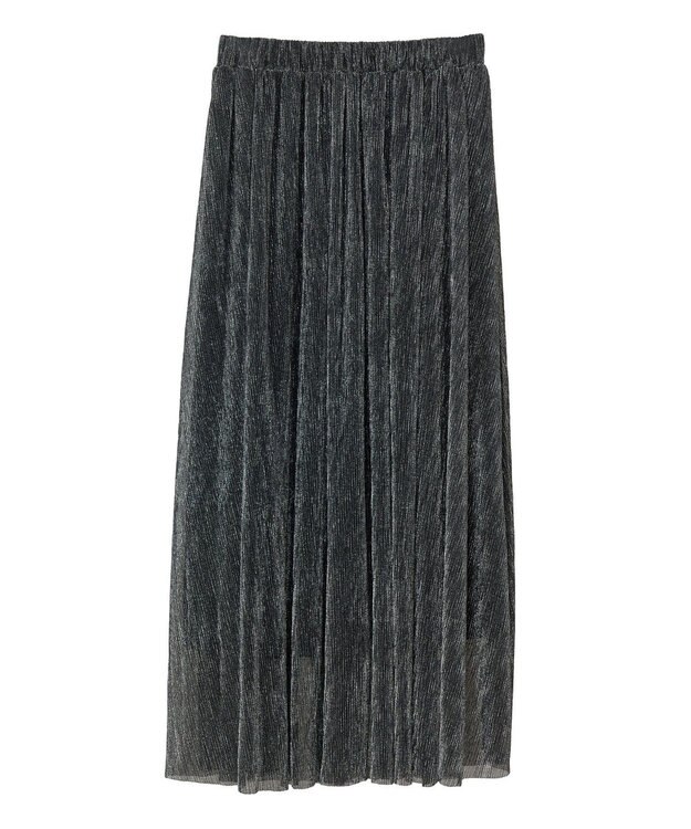 Green Parks ・ＥＬＥＮＣＡＲＥ　ＤＵＥ　ラメプリーツスカート Black