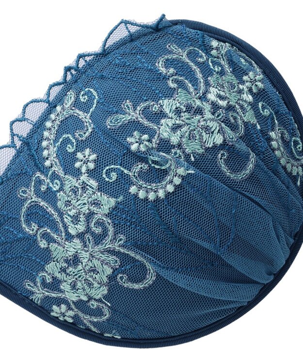 BRADELIS New York 【NuBra / ナチュラルタイプ】ヌーブラ・エアーライト エメ 蒸れにくい バックレス コレクション デザインヌーブラ 正規品 ブルー