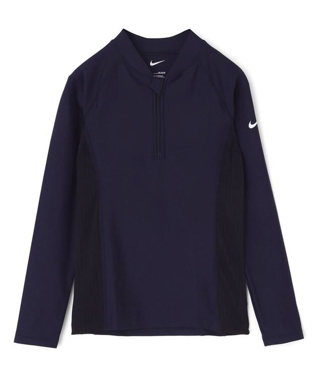 San-ai Resort（三愛水着楽園） 【UNISEX】【NIKE】ナイキ ロングスリーブ セットアップ水着 ネイビー