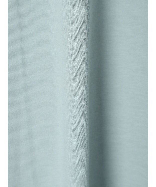 CRAFT STANDARD BOUTIQUE シルケット天竺　ロゴＰＴ裾ラウンドチュニックＳ／Ｓ Blue