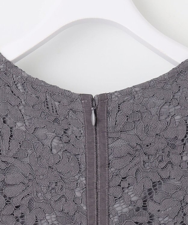 ANY SIS L 【洗える】総レース ワンピース スレート