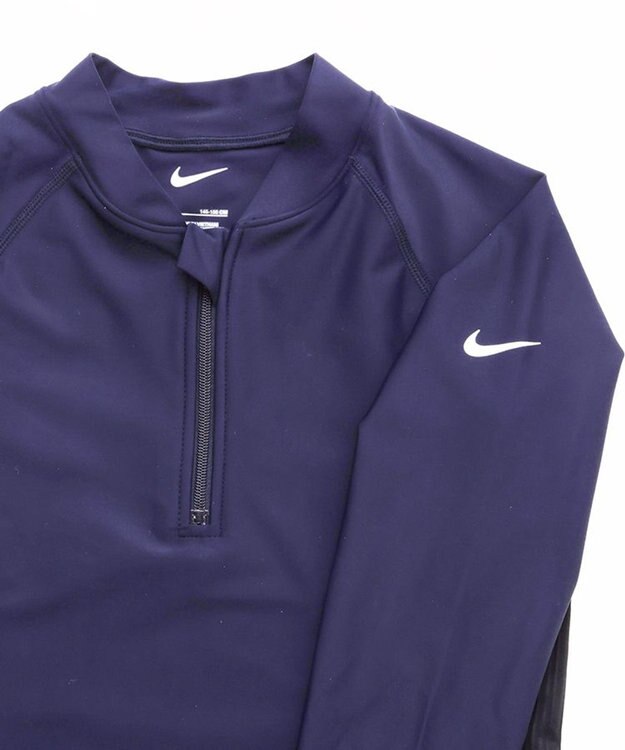 San-ai Resort（三愛水着楽園） 【UNISEX】【NIKE】ナイキ ロングスリーブ セットアップ水着 ネイビー
