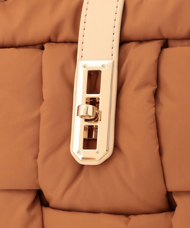 LA BAGAGERIE パデットブロック2WAYミニトート キャメル