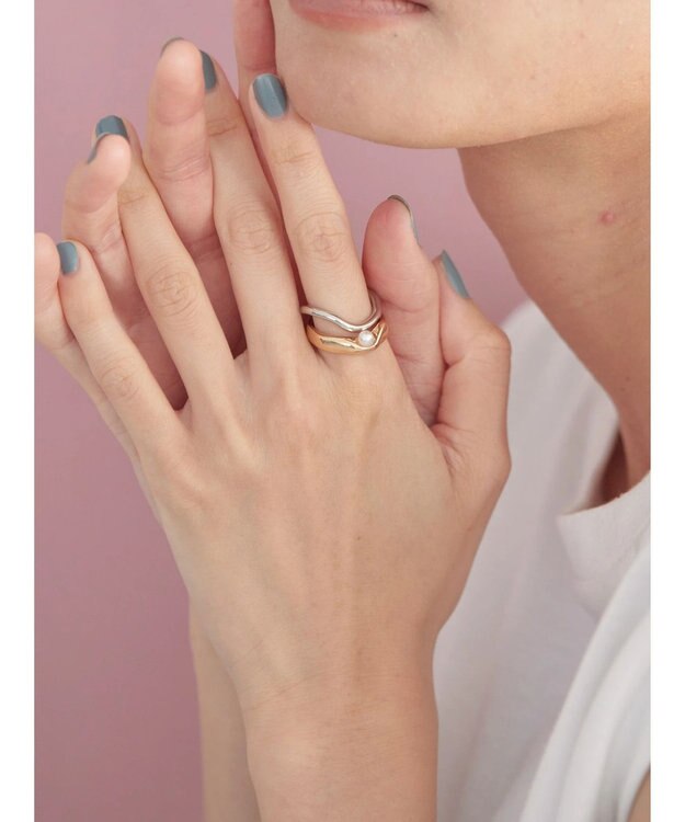 AMERICAN HOLIC ツイスト２ｓｅｔリング Silver