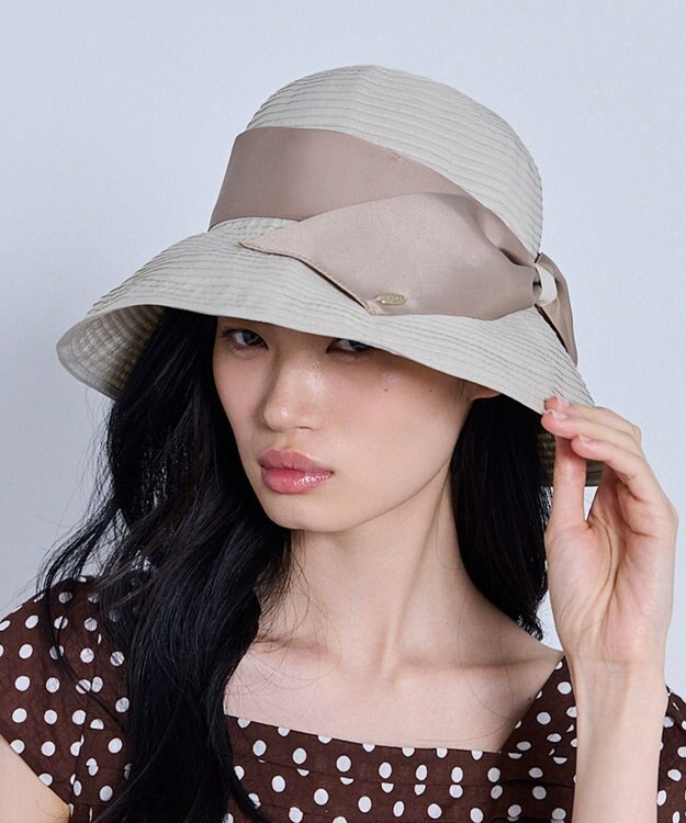 TOCCA 【サイズ調整可】GROSGRAIN RIBON HAT 帽子 ベージュ系