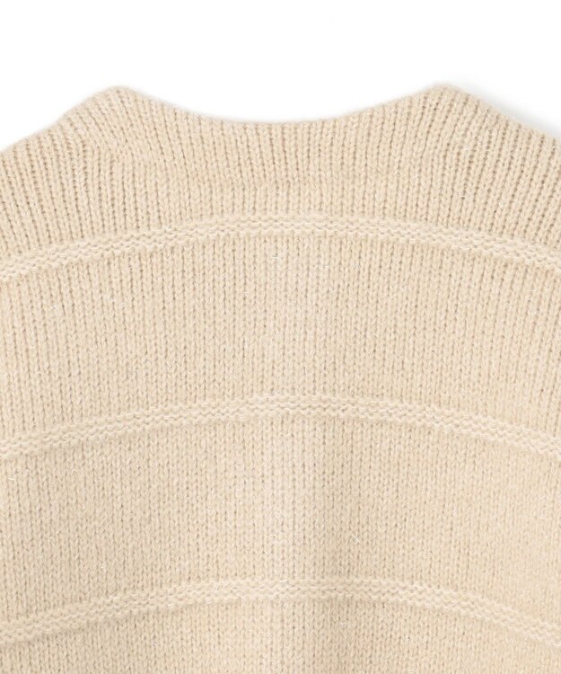 uncrave フィラメントモヘアニット 2WAYカーディガン ベージュ