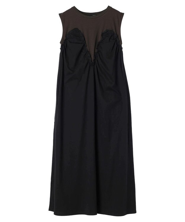 Green Parks ・ＳＵＧＡＲ　ＳＰＯＯＮ　【ＣＯＯＬ】ドッキングワンピ Charcoal Gray