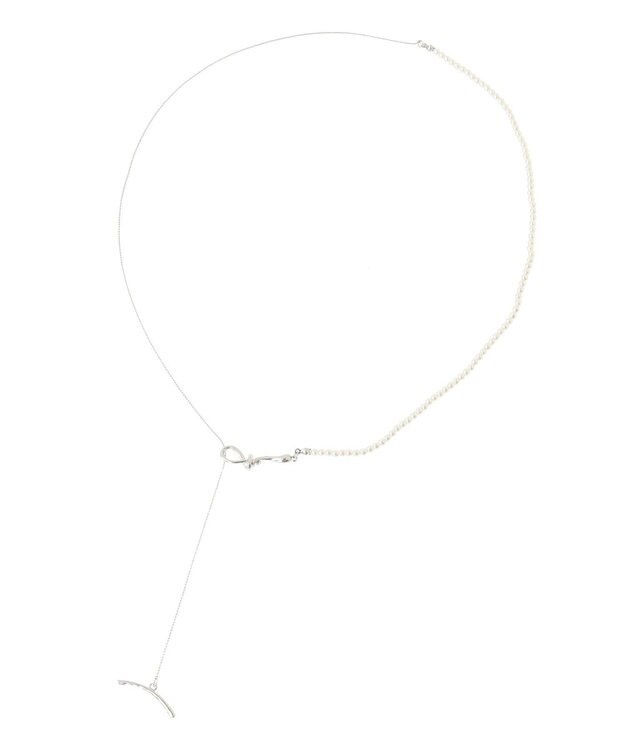 Green Parks ｅｖｅｒｙ　ｗａｌｋ．パールＹ字ネックレス Silver