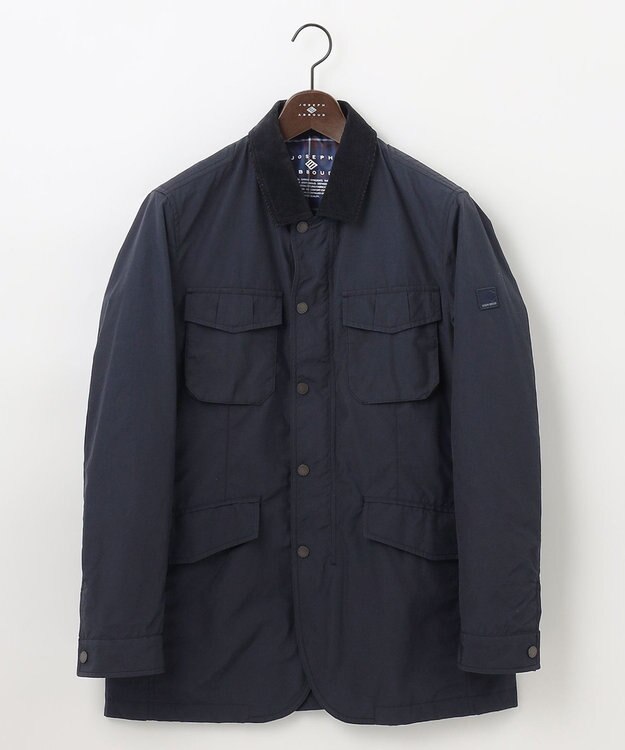 JOSEPH ABBOUD 【軽量】ワックスクロス ブルゾン ネイビー系
