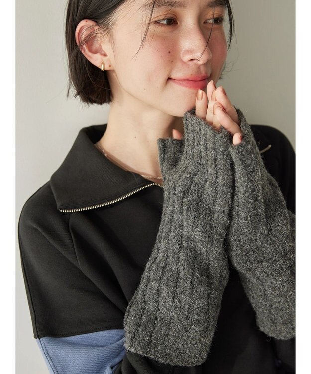 AMERICAN HOLIC ミックスヤーングローブ Dark Gray Mixture