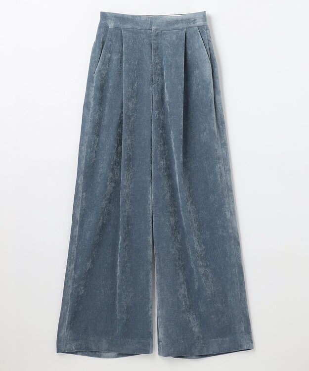 NAVE ブライトベロア パンツ ブルー系