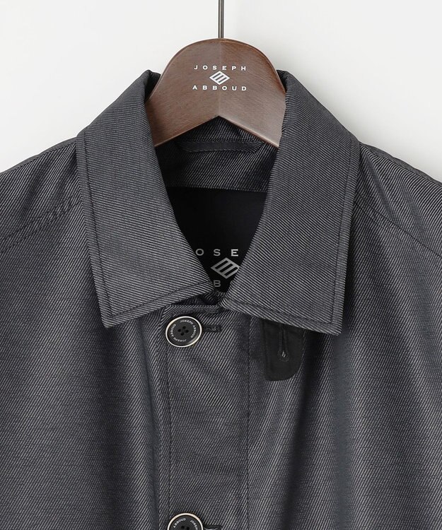 JOSEPH ABBOUD 【2WAY/撥水/ダウンライナー】インターレースカルゼ コート グレー系