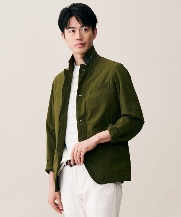 JOSEPH ABBOUD 【軽量/ストレッチ】アクティブレジャー ジャケット カーキ系