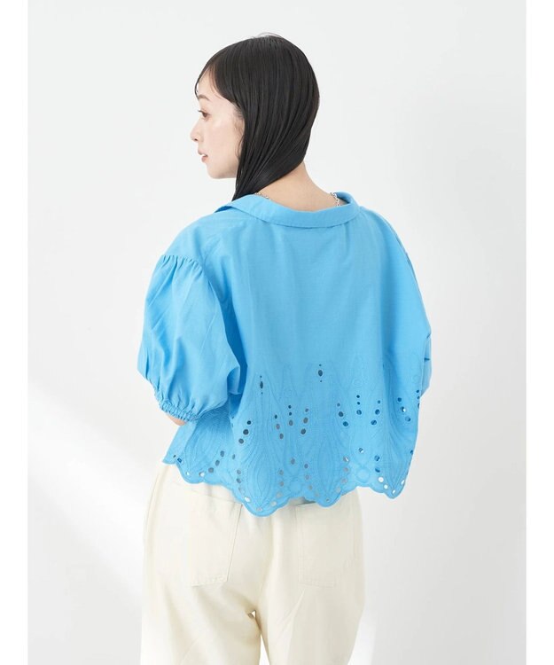 earth music&ecology エンブロイダリープルオーバー Off White