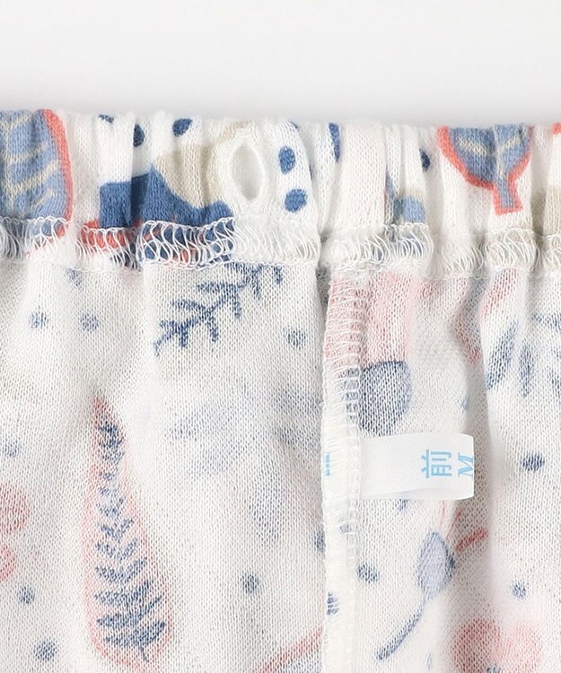 Wing パジャマ キルトニット素材(本体) あったか 冬 長袖 長ズボン レディース EP6024 ウイング／ワコール ホワイト