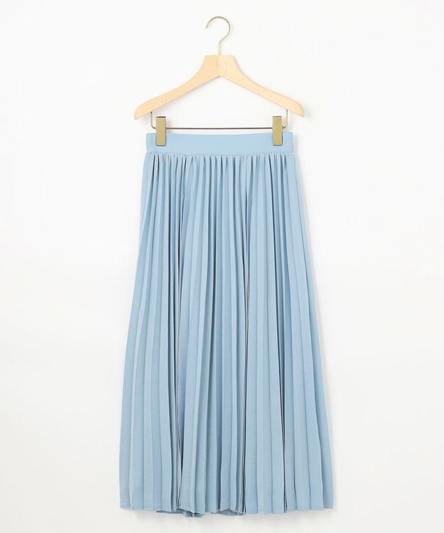 組曲 【WEB限定・2SET】ポンチトップス×プリーツスカートセットアップ ネイビー×ブルー系