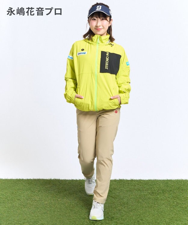 PW CIRCULUS 【 耐水圧20000mm  / レイン対応 】【UNISEX】防水レインウエアセット ゴルフ ライトグリーン系