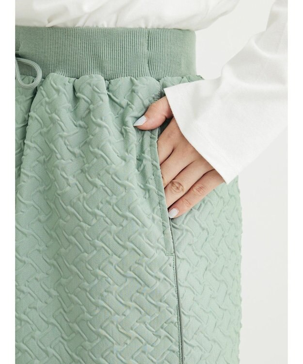 Green Parks ＫＢＦ　キルティングスカート Khaki