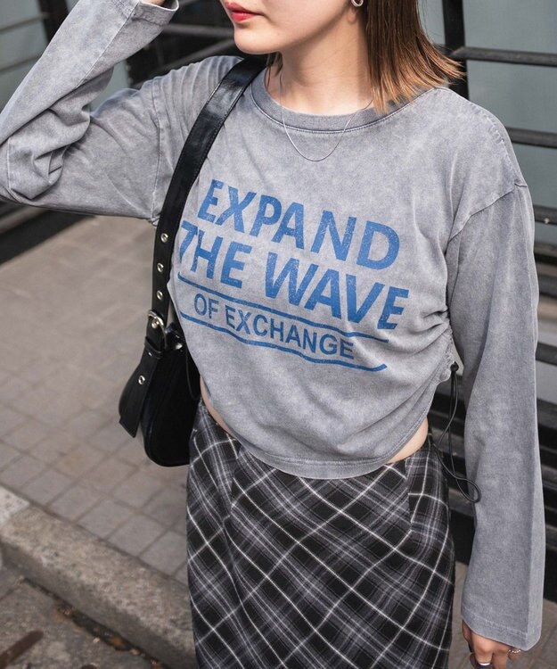 WEGO ヴィンテージウォッシュドロストロンT ライトグレー